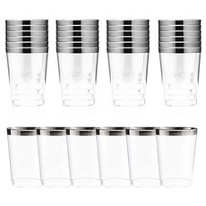 쓱싹 아리아 플라스틱 다회용 소주잔 60ml, 6개입, 30개