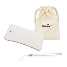 백색 마사지 나진 괄사 파우치 세트 11.7 x 6.5 cm NJ014, 화이트, 1세트