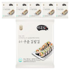순수해작 순수한 구운 김밥김, 23g, 6개