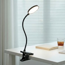 레토 클립형 무선 LED 스탠드 LLS-C10, 블랙