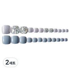 엘씨 네일아트 패디팁 24p, 419 그레이풀스톤, 2세트