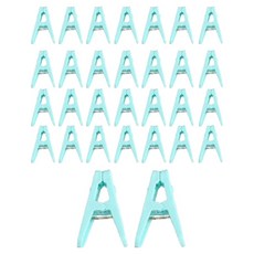 키포포 논슬립 야외 빨래집게, 녹색, 50개