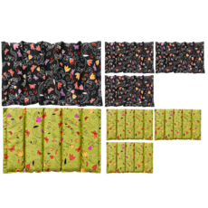 I LOVE HERB 草本多用途冷熱敷墊 S號 卡其綠 + 黑色, 4組