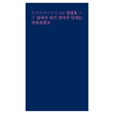 날씨가 되기 전까지 안개는 자유로웠고, 정영효, 문학동네