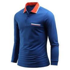 다꾸앙 남성용 놓치면 후회 PK 카라 긴팔 티셔츠 C04K9_tp1964