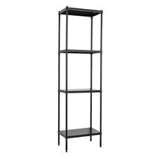 dayneeds 日需百備 極致工藝 烤漆四層架 展示架/儲藏架/收納層架/層架/鐵架 兩色可選, 黑色, 4層