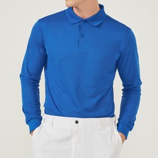 다꾸앙 남성용 냉감 통기성 듀얼링 에어로 쿨 긴팔 카라 티셔츠 C07K9 tp2125