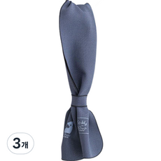 泰迪熊冰涼人造絲毛巾, 3個, 藍色