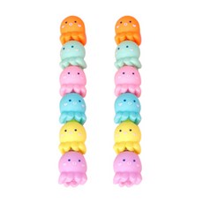 indi.k 大章魚螢光筆 5色, 粉紅色 + 紫色 + 天藍色 + 黃色 + 藍色, 2個