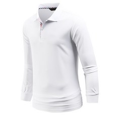 DAKUANG 男款格紋領口長袖T恤 D01K9_tp2492