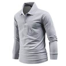 DAKUANG 男款口袋領口長袖T恤 D01K9_tp2494