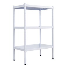 dayneeds 日需百備 極致工藝 烤漆三層架 兩色可選 展示架 儲藏架 收納層架 鐵架, 白色, 3層