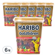 HARIBO 小熊QQ水果軟糖 經典金熊款, 175g, 6盒