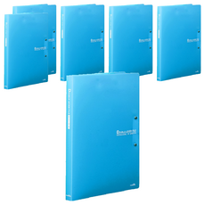 Heemang 雙槓桿A4文件夾, 6個, 天藍色