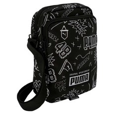 PUMA Academy 側背小包, 黑色 + 白色, 1個