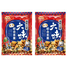 大嘟嘟 六味綜合米菓, 2個, 144g
