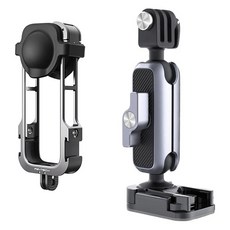 피지와이텍 인스타360 X4 액션캠 케이지 + 액션캠 접착식 마운트 세트, 1세트, P-55A-010(케이지), P-GM-126(마운트)