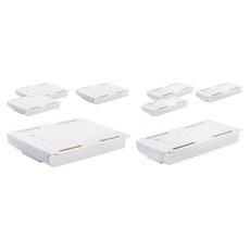 hillo 多用途黏貼式滑動抽屜 小+大, 4套