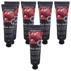 더허브스토리 모이스쳐 핸드크림 블랙체리, 6개, 50ml