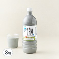 프레시오늘 껍질째 손수 영양가득 진한 장단콩 서리태 콩국, 850ml, 3개