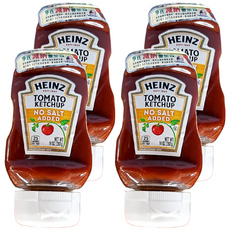 HEINZ 亨氏 低鈉鹽蕃茄醬, 397g, 4瓶