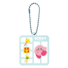 T'S FACTORY 壓克力綠吊飾 50 x 50 x 5mm, 卡比 綠色 + 粉色, 1個