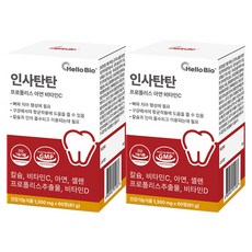 HelloBio Insatantan 蜂膠鋅維生素C, 2個, 60錠