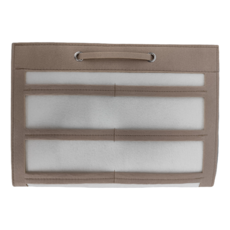 FaSoLa 萌妹髮式收納掛袋/小號 - 2組, 咖啡色, 35x50cm, 1組