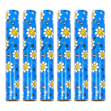 Good Given 微笑雛菊金屬捲筒包裝紙, 6個, 藍色