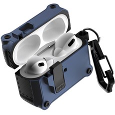 GOOSPERY 防撞鎖硬殼保護套, AirPods Pro 2, 海軍藍