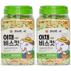 비스코티 반려동물 비스켓, 야채, 800g, 2개
