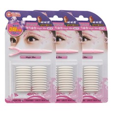 Eye Charm Magic Slim 雙面雙眼皮貼 132p 套裝, 單色, 3入