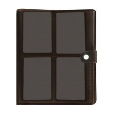 리코즈 포토카드 160포켓 콜렉트북, 클리어 블랙, 20매