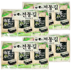 Yemat 原味海苔3入, 韓國鹽烤海苔，酥脆口感，無添加防腐劑, 13.5g, 4袋
