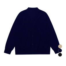 MANTOGO 男士基本款V領開襟衫