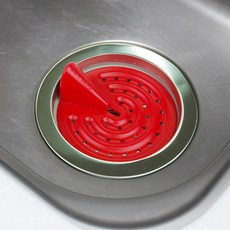Sync Cap 韓國製水槽廚餘過濾網, 紅色, 1個