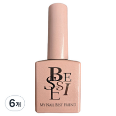 BESSIE 핑카부 시럽 글리터 젤네일, 6개, 11ml, GL79 썬셋핑크