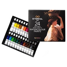 ETERNAL ART 水彩顏料, 24色, 12ml