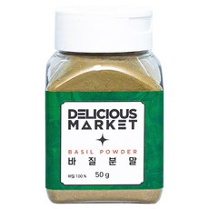 딜리셔스마켓 바질 분말 소형, 50g, 1개