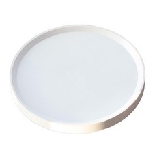 NatureAn 附輪可移動圓形花盆底盤 白色 5號 1入, 1件