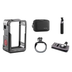 피지와이텍 DJI 액션 4 / 3 액션캠 케이지 + 액션캠 액세서리 콤보 세트, 1세트, P-42C-010(케이지), P-GM-138(액세서리 콤보)