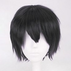 女用短假髮, 黑色的, 1個