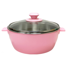 AWANA 日式簡約泡麵碗 WH-180 18cm, 粉紅色, 1個