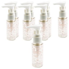 LOTTE 樂天 分裝按壓空瓶, 透明, 8瓶, 30ml