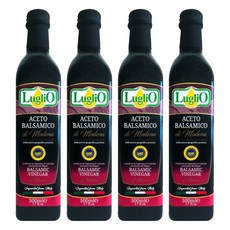 LugliO 4星級巴薩米克葡萄醋 500ml 義大利風味 多種料理適用, 4瓶
