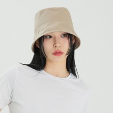 풋온 남녀공용 무지 숏버킷햇 모자