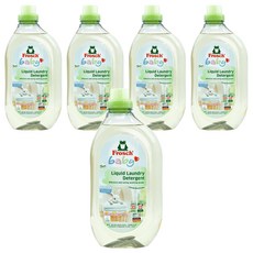 프로쉬 베이비 세탁세제, 1.5L, 5개