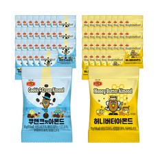 머거본 허니버터 아몬드 10g x 25p + 쿠앤크맛 아몬드 10g x 25p, 3세트