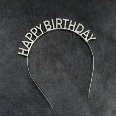 마크툴 생일파티 주인공 헤어밴드, 실버, 1개