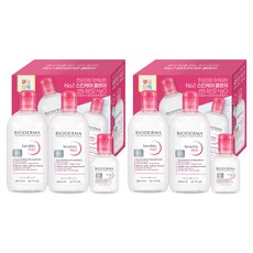 바이오더마 센시비오 H2O 클렌징 워터 세트 3종, 2세트